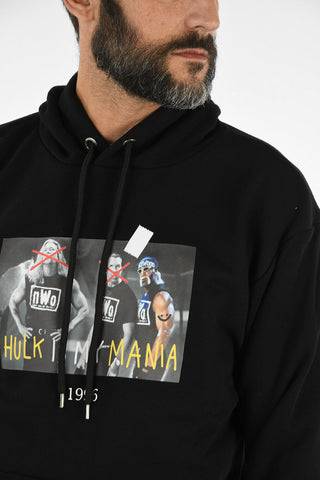 Hooded Back Pttern Sweatshirt