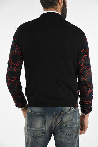 All Over Logo Crew-Neck Sweater