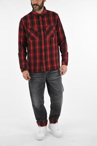 camicia HEART WINGS a Quadri plaid