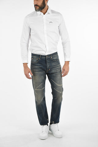 20cm stone washed ESPRIT Regular fit jeans