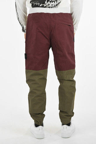 waxed cotton Low-rise waist Pants
