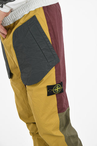 waxed cotton Low-rise waist Pants