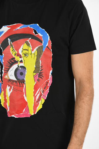 printed EYE t-shirt