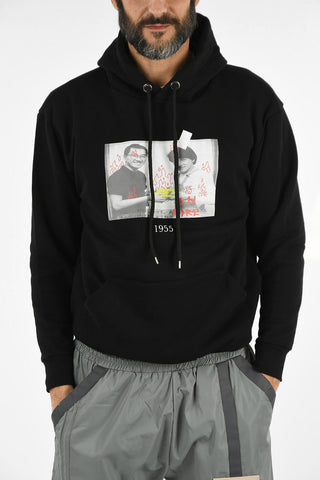 Hooded Back Pttern Sweatshirt