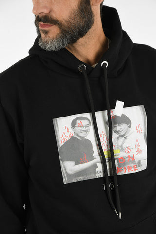 Hooded Back Pttern Sweatshirt