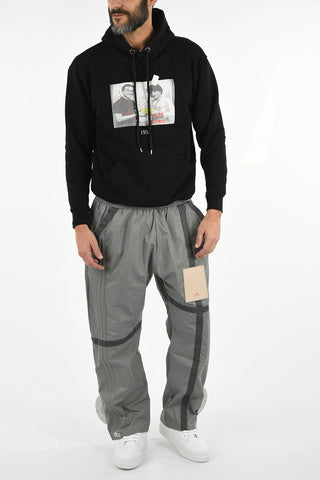 Hooded Back Pttern Sweatshirt