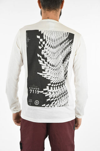 back pattern T-shirt with Breast Pocket