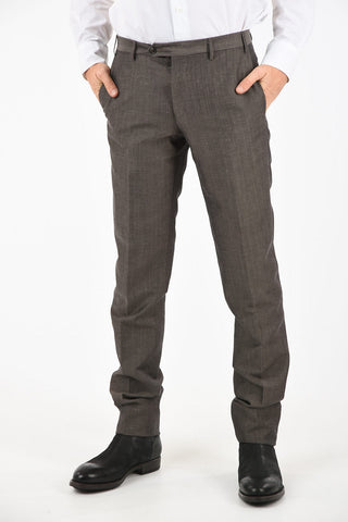 Flax Single Pleat ACADEMY Pants 7R