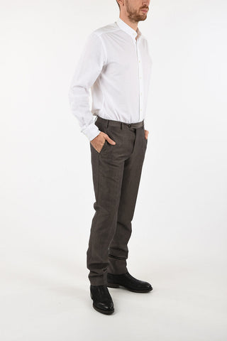 Flax Single Pleat ACADEMY Pants 7R