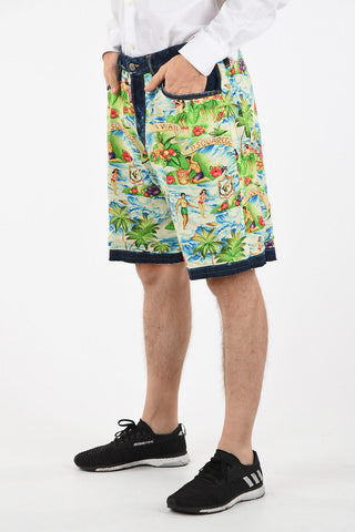 Hawaii-Print Shorts