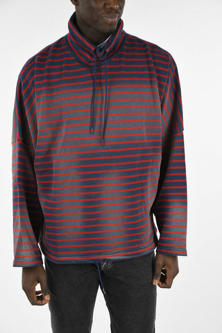 Felpa Oversize a Righe