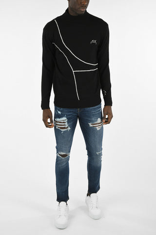 turtle-neck sweater