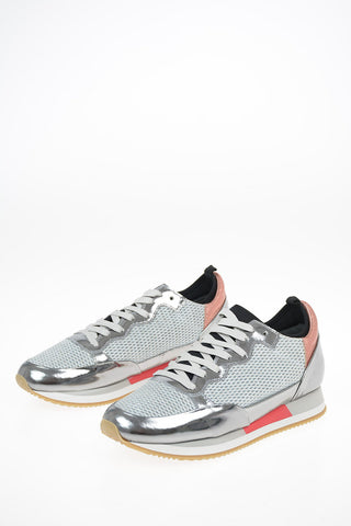 Fabric and Leather BRIGHT Sneakers