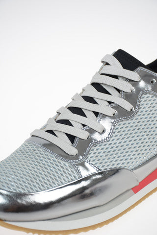 Fabric and Leather BRIGHT Sneakers