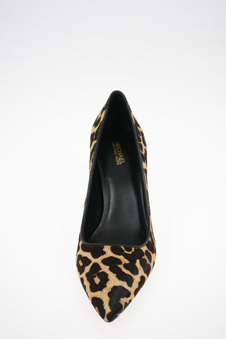 MICHAEL 9cm Leopard Printed Decolletè