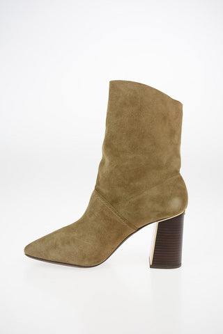 9cm Suede Leather GIGI Ankle Boot