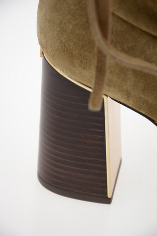 9cm Suede Leather GIGI Ankle Boot