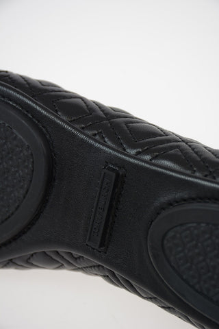 Quilted Leather Ballet Flat