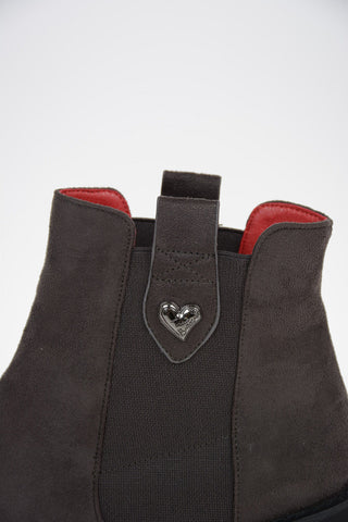 7cm Suede Leather Ankle Boot