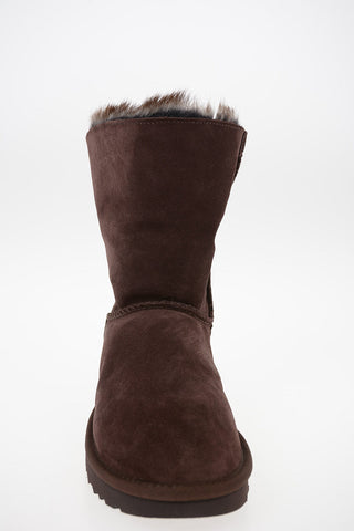 Suede Leather VALENTINA Ankle Boot with Swarovski