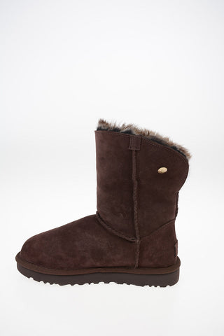 Suede Leather VALENTINA Ankle Boot with Swarovski