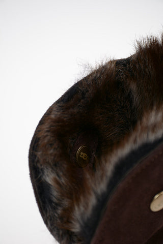 Suede Leather VALENTINA Ankle Boot with Swarovski