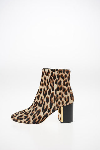 7cm Leopard Printed GIGI Ankle Boot