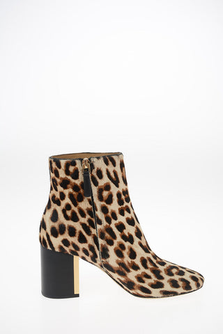 7cm Leopard Printed GIGI Ankle Boot