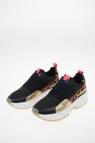 MICHAEL Fabric and Leather COSMO Slip on