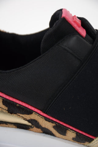 MICHAEL Fabric and Leather COSMO Slip on
