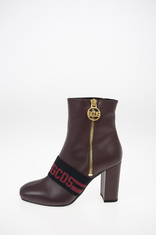 9cm Leather MAXIME Ankle Boots