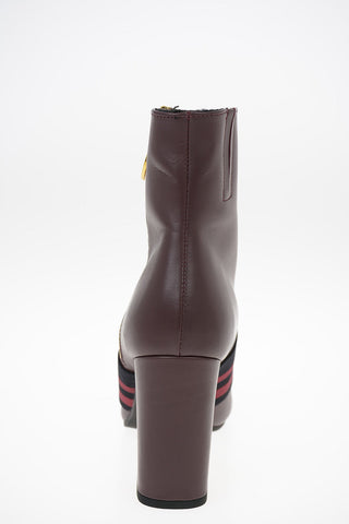 9cm Leather MAXIME Ankle Boots