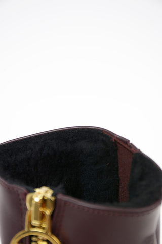 9cm Leather MAXIME Ankle Boots