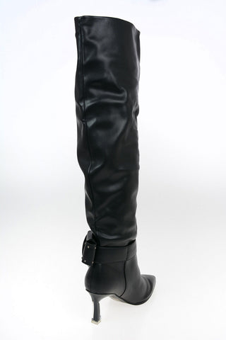 8cm Faux Leather Boots