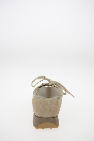 Leather Glittered Sneakers