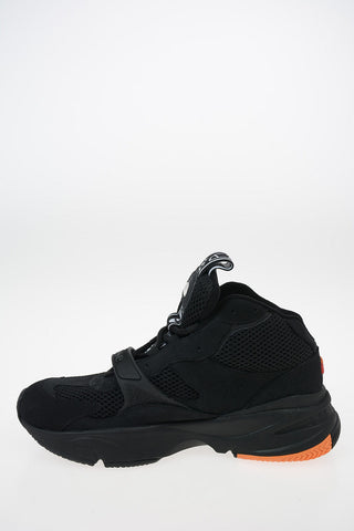 Sneakers AURANO in Pelle e Tessuto