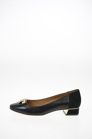 Leather GIGI Ballet Flat with Heel