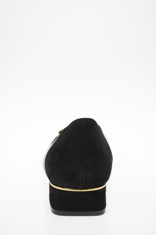 Leather GIGI Ballet Flat with Heel