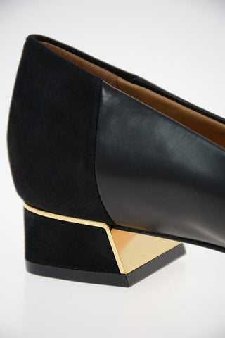 Leather GIGI Ballet Flat with Heel