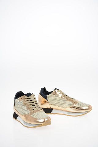 Fabric and Leather BRIGHT Sneakers