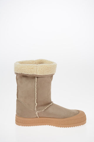 Suede Leather Ankle Boots