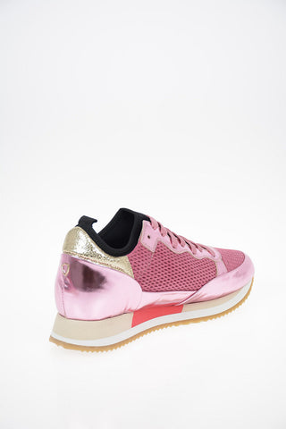 Fabric and Leather BRIGHT Sneakers