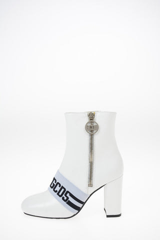 10cm Leather Ankle Boots
