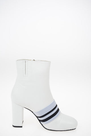 10cm Leather Ankle Boots