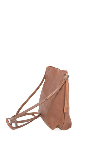 Leather SMALL ADRI Pochette HENNA