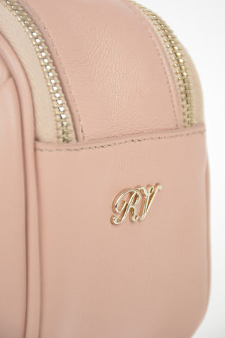 Leather Pochette with Chain