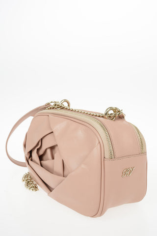 Leather Pochette with Chain
