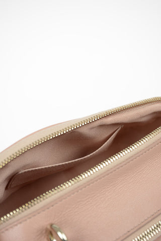 Leather Pochette with Chain