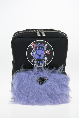 FRANKENSTEIN Fabric Backpack with Patch
