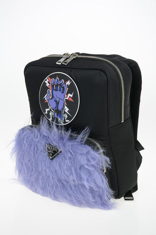 FRANKENSTEIN Fabric Backpack with Patch
